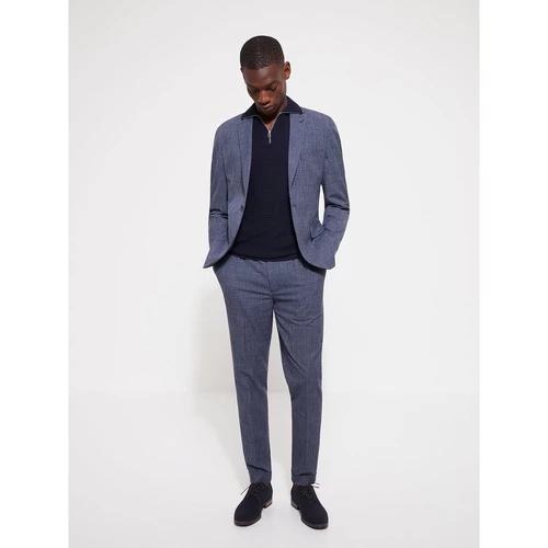 Devred Pantalon coordonnable slim à carreaux for Costumes et cravates Couleur Bleu Dur – Image 3
