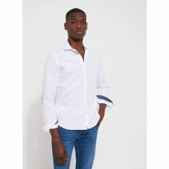 Devred Chemise slim unie for Chemises Couleur Blanc
