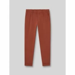 Devred Pantalon coordonnable relaxed fit uni for Costumes et cravates Couleur Caramel