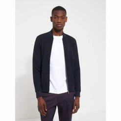 Devred Sweat zippé col teddy for Sweats & Polaires Couleur Marine D'Hiver