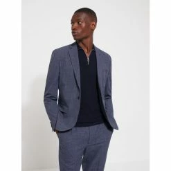 Devred Veste coordonnable extra-slim Ă carreaux for Costumes et cravates Couleur Bleu Dur