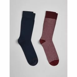 Devred Chaussettes homme faux unies for Chaussettes et collants Couleur Prune