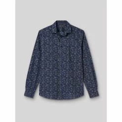 Devred Chemise ville imprimée for Chemises Couleur Bleu Indien