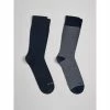 Devred Chaussettes homme faux unies for Chaussettes et collants Couleur Dark Navy