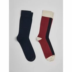 Devred Chaussettes homme fantaisie for Chaussettes et collants Couleur Prune