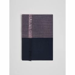 Devred Echarpe en coton-viscose rayé for Accessoires textile Couleur Marine D'Hiver