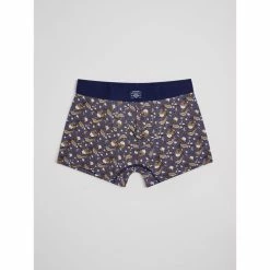Devred Caleçon homme fleuri for Caleçons Couleur Dark Navy