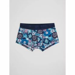 Devred Caleçon homme fleuri for Caleçons Couleur Bleu Turquoise