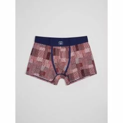 Devred Caleçon homme Prince de Galles for Caleçons Couleur Rouge Ocre