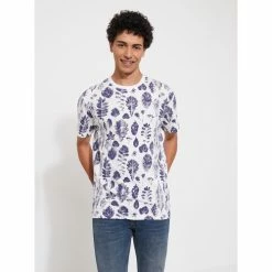Devred Tee shirt en coton fleuri for T-shirts & Polos Couleur Ecru