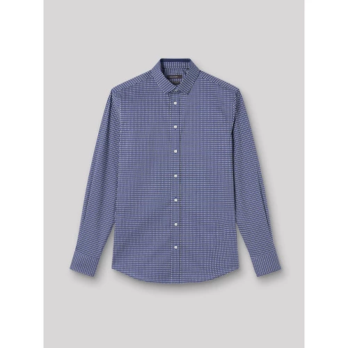 Devred Chemise ville imprimée for Chemises Couleur Bleu Dur
