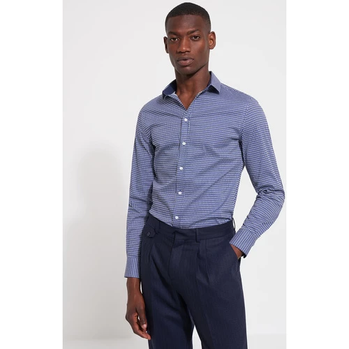 Devred Chemise ville imprimée for Chemises Couleur Bleu Dur – Image 2