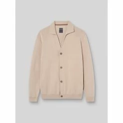 Devred Cardigan boutonné col chemise en coton for Pulls & Gilets Couleur Humus