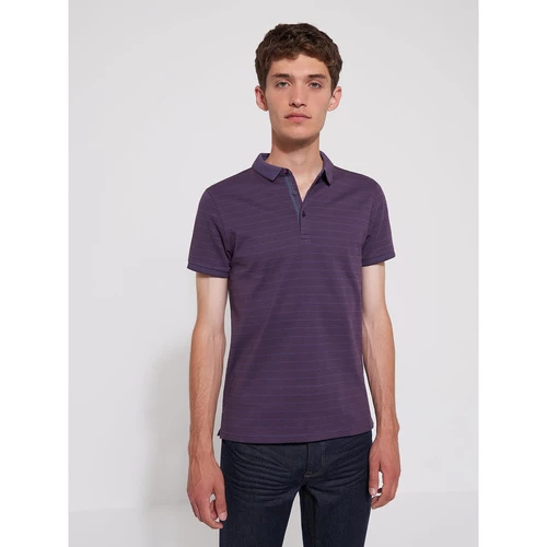 Devred POLO MC MAILLE FINE HOMME for T-shirts & Polos Couleur Violine – Image 2