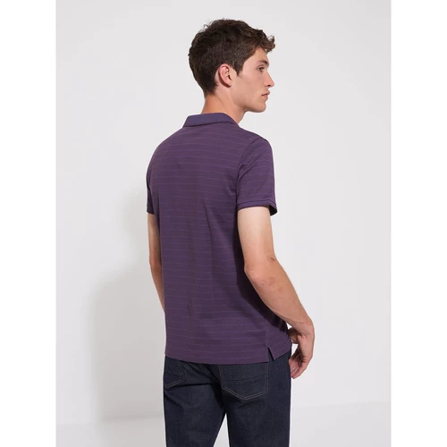 Devred POLO MC MAILLE FINE HOMME for T-shirts & Polos Couleur Violine – Image 3