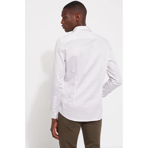 Devred Chemise slim ville imprimée for Chemises Couleur Blanc – Image 2