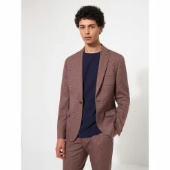 Devred VESTE CITY COORDONNABLE HOMME for Costumes et cravates Couleur Rouge Ocre