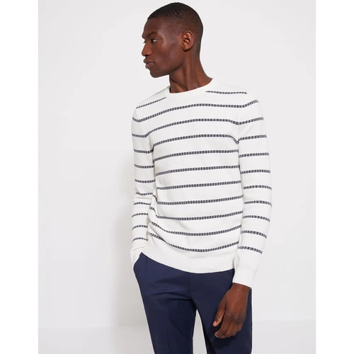 Devred Pull col rond en Coton for Pulls & Gilets Couleur Blanc Neige – Image 2