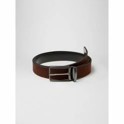 Devred Ceinture homme réversible for Accessoires textile Couleur Chocolat