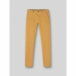 Devred Chino slim en coton élasthane uni for Pantalons Couleur Mordore