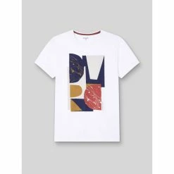 Devred Tee shirt en coton à motif placé devant for T-shirts & Polos Couleur Blanc