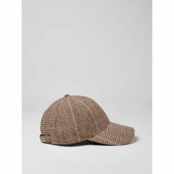 Devred Casquette 100% polyester à carreaux for Accessoires textile Couleur Humus