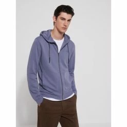 Devred Sweat zippé à capuche for Sweats & Polaires Couleur Bleu Gris