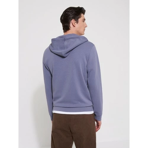 Devred Sweat zippé à capuche for Sweats & Polaires Couleur Bleu Gris – Image 2