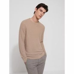 Devred Pull col rond for Pulls & Gilets Couleur Humus