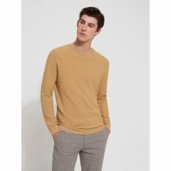 Devred Pull col rond en Coton for Pulls & Gilets Couleur Beige