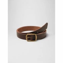 Devred Ceinture homme ville for Accessoires textile Couleur Chocolat