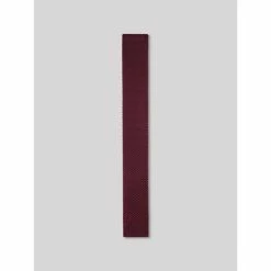 Devred Cravate en tricot unie for Costumes et cravates Couleur Bordeaux