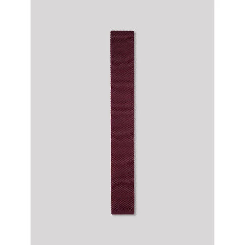 Devred Cravate en tricot unie for Costumes et cravates Couleur Bordeaux
