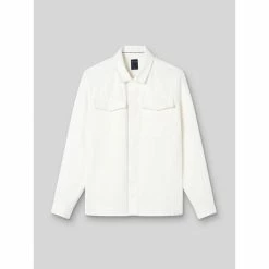 Devred Surchemise casual unie for Chemises Couleur Blanc Neige