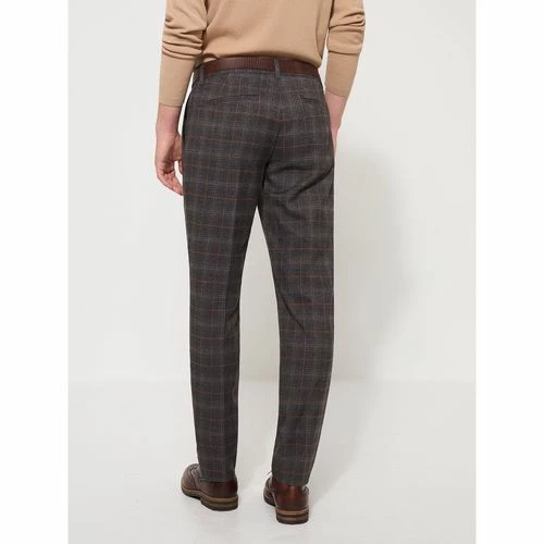 Devred Pantalon en poly-viscose à carreaux for Pantalons Couleur Gris Chine Moyen – Image 3