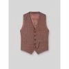 Devred GILET SANS MANCHE VILLE HOMME for Costumes et cravates Couleur Rouge Ocre