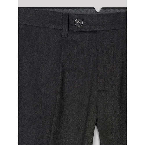 Devred Pantalonen polyester mélangé faux uni for Pantalons Couleur Gris Chine Moyen – Image 2