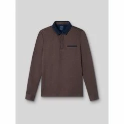 Devred Polo à manches longues uni for T-shirts & Polos Couleur Deep Blue