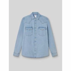 Devred Chemise casual unie en denim for Chemises Couleur Denim