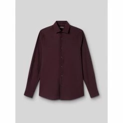 Devred Chemise ville unie en flanelle for Chemises Couleur Violet Fonce