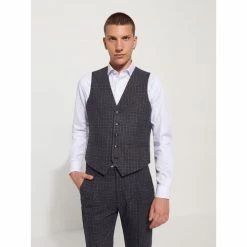 Devred GILET SANS MANCHE VILLE HOMME for Costumes et cravates Couleur Deep Blue