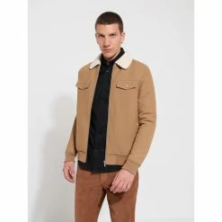 Devred Sweat uni for Sweats & Polaires Couleur Caramel