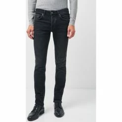 Devred Jean slim en coton élasthane délavé for Jeans Couleur Noir