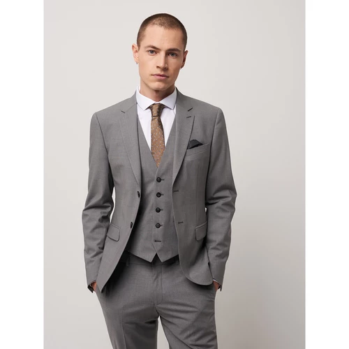 Devred Veste extraslim stretch laine 120's for Costumes et cravates Couleur Gris – Image 2