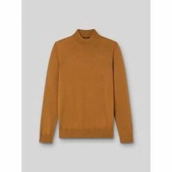 Devred Pull col cheminé en laine mérinos for Pulls & Gilets Couleur Tournesol