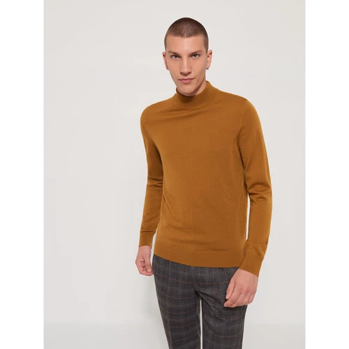 Devred Pull col cheminé en laine mérinos for Pulls & Gilets Couleur Tournesol – Image 2