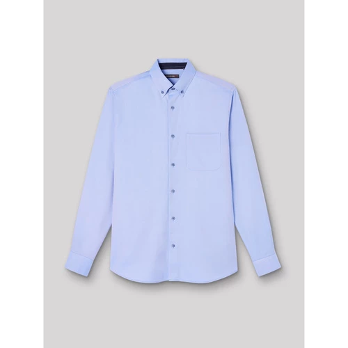 Devred Chemise ville unie en jersey for Chemises Couleur Bleu Gendarme