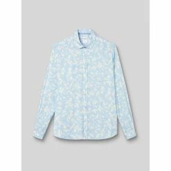 Devred Chemise slim fleurie for Chemises Couleur Bleu Violet