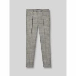 Devred Pantalon coordonnable slim à carreaux for Pantalons Couleur Gris Clair