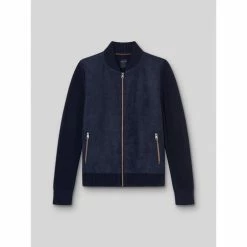 Devred Cardigan col teddy for Pulls & Gilets Couleur Dark Navy